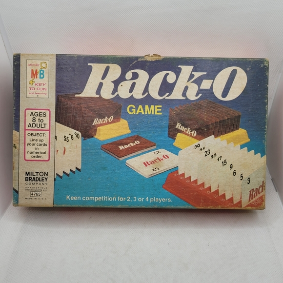 milton Bradley Toys Vintage 961 Milton Bradley Company Racko Racko